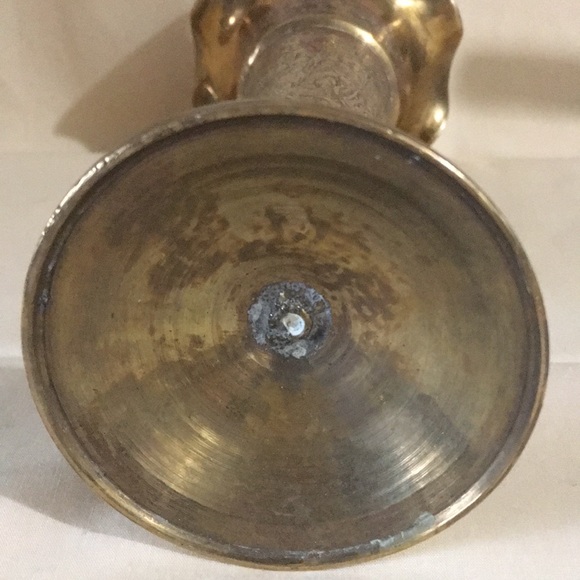Vintage India Brass Vase - Picture 3 of 4